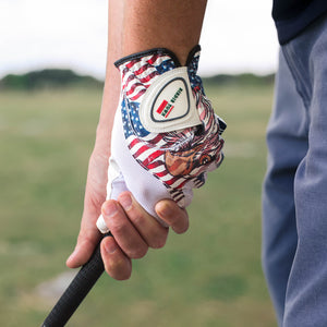 Men's USA Flag Golf Glove - Golf Gloves - Birdie Town