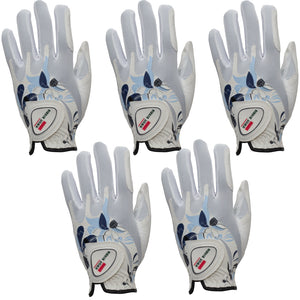 Blue Flower Ladies' Golf Glove