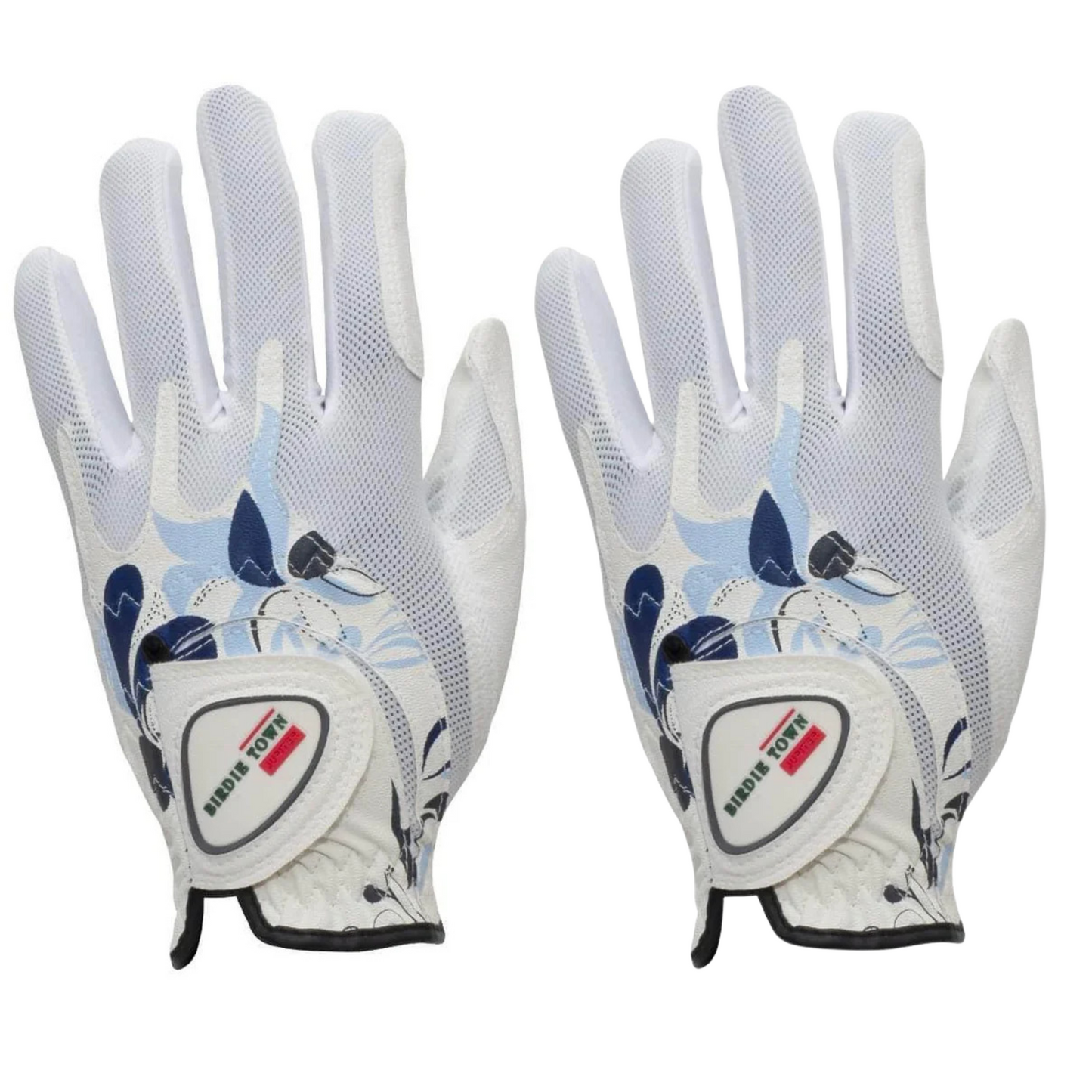 Blue Flower Ladies' Golf Glove