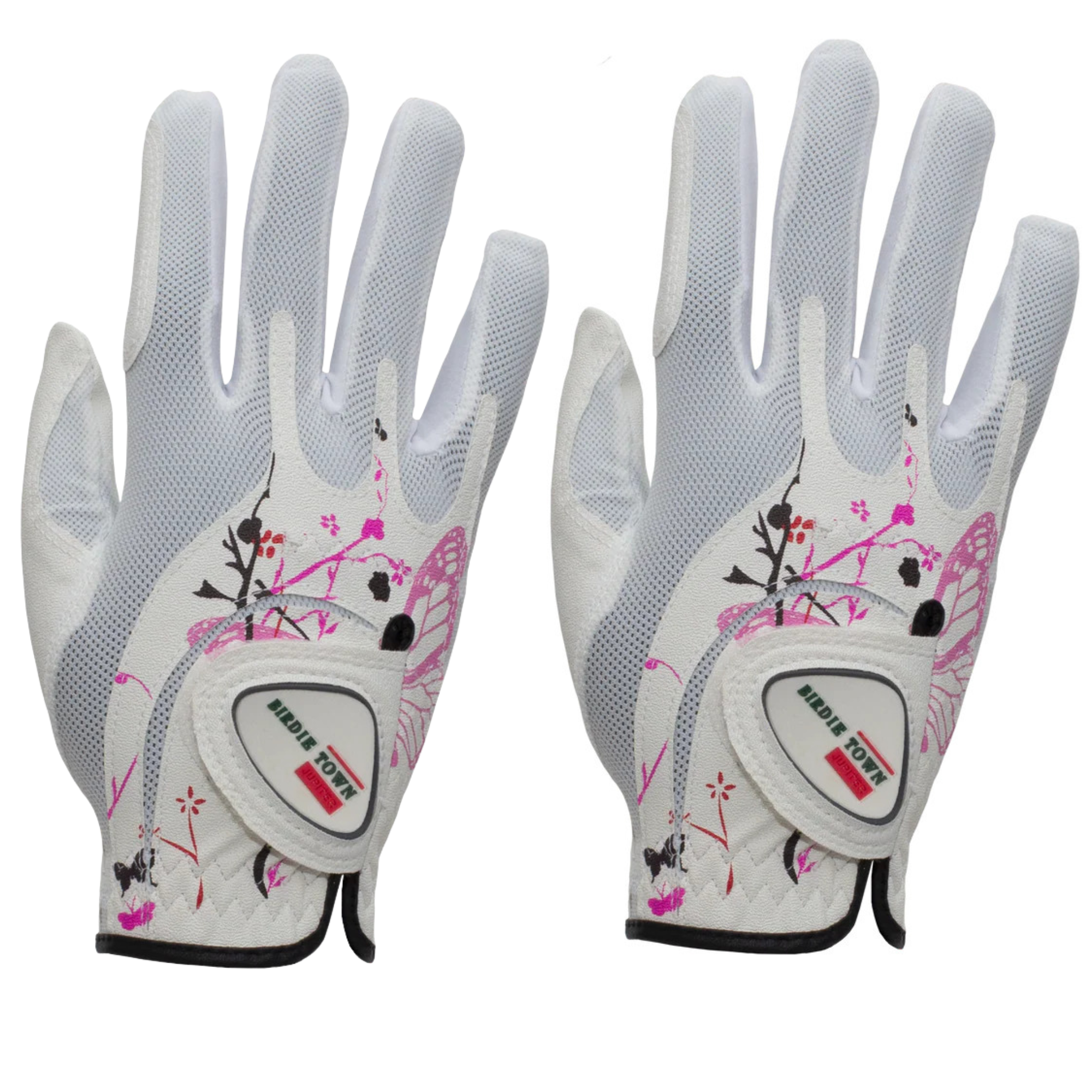 Pink Butterfly Ladies' Golf Glove