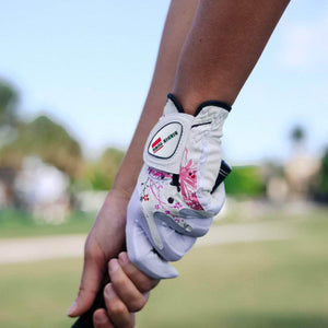 Pink Butterfly Ladies' Golf Glove