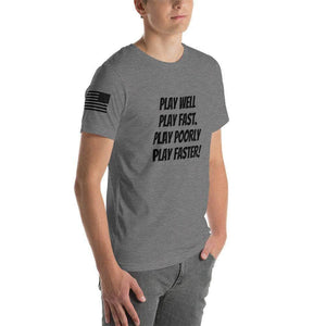Pace of Play Unisex T-Shirt -  - Birdie Town