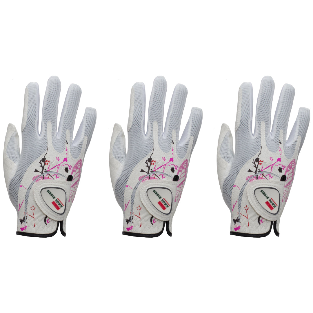 Pink Butterfly Ladies' Golf Glove